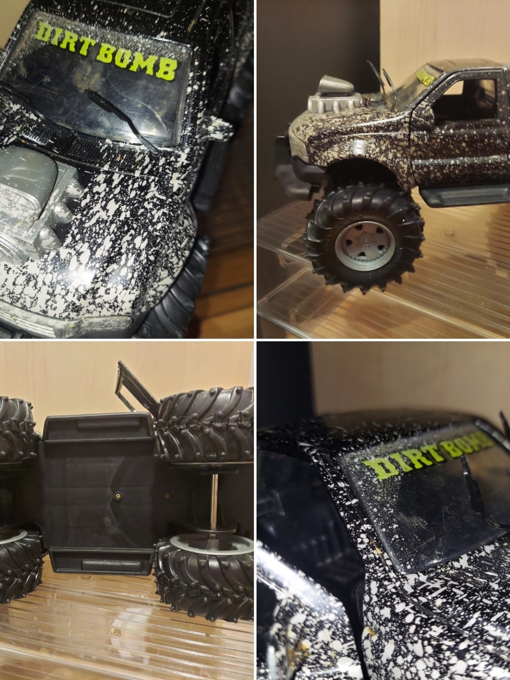 Dirt Bomb Monster Truck Toy - Splatter Look